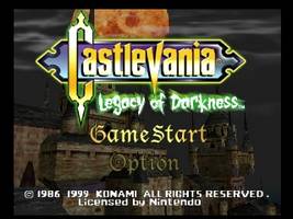 Castlevania - Legacy of Darkness Title Screen